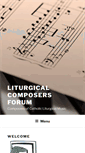 Mobile Screenshot of liturgicalcomposers.net